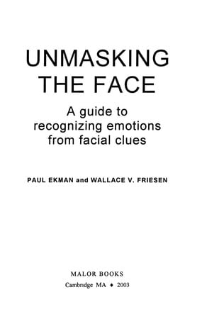 Cover of Unmasking the Face