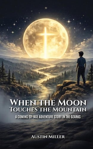 Cover of When the Moon Touches the Mountain: A Coming-of-Age Adventure Story in The Ozarks