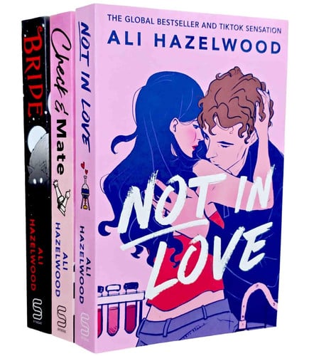 Cover of Ali Hazelwood 3 Books Collection Set (Check & Mate, Bride & Not in Love)