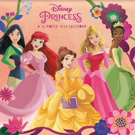 Cover of 2024 Disney Princess Wall Calendar