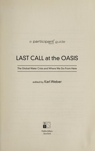 Cover of Last Call at the Oasis