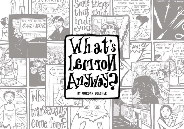 Cover of What's Normal Anyway? A Comic About Being Trans Male