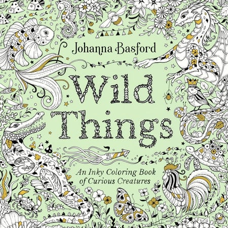 Cover of Wild Things - An Inky Coloring Book of Curious Creatures