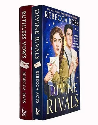 Cover of Letters of Enchantment Series 2 Books Collection Set By Rebecca Ross (Divine Rivals, Ruthless Vows)