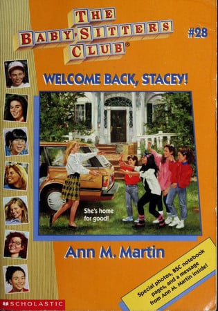 Cover of Welcome Back, Stacey (The Baby-Sitters Club #28)