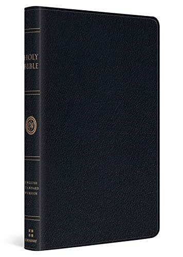 Cover of ESV Thinline Bible, Red Letter (Genuine Leather, Black)
