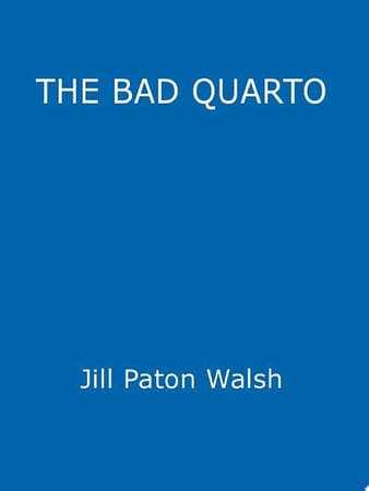 Cover of The Bad Quarto