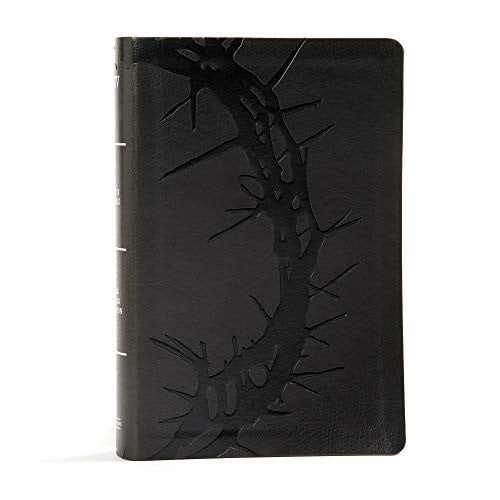 Cover of KJV Large Print Personal Size Reference Bible, Charcoal Leathertouch