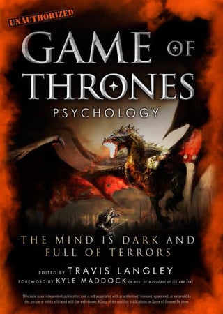 Cover of Game of Thrones psychology