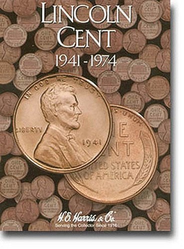 Cover of He Harris by Whitman Coin Folder: Lincoln Cents #2: 1941-1974