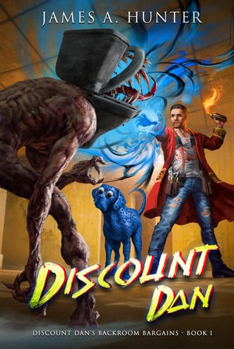 Cover of Discount Dan: A LitRPG Adventure (Discount Dan's Backroom Bargains)
