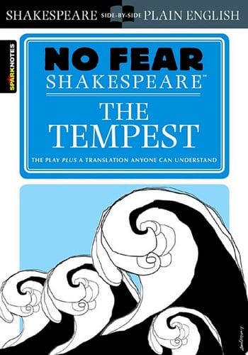Cover of The Tempest No Fear Shakespeare Side-by-Side Plain English