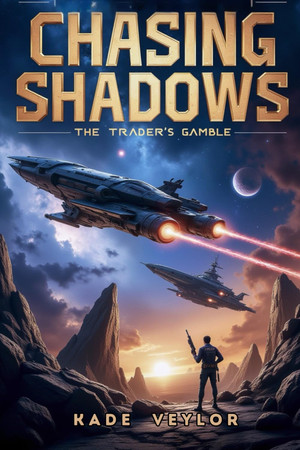 Cover of Chasing Shadows: The Trader's Gamble: Risking Everything in a Galaxy of Betrayals and Secrets (Beyond the Stars: A Trader’s Tale)