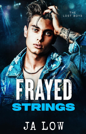 Cover of Frayed Strings Grumpy Sunshine Rockstar Romance