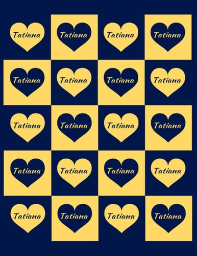 Cover of TATIANA: Beautiful Tatiana Present - Perfect Personalized Tatiana Gift (Tatiana Notebook / Tatiana Journal)