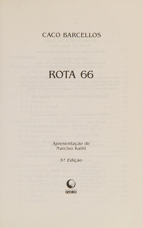 Cover of Rota 66