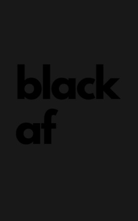 Cover of Black AF: 200-pg Lined Journal (#BlackGirlMagic)