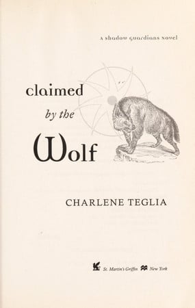 Cover of Claimed by the Wolf: A Shadow Guardians Novel