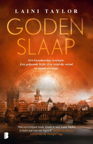 Cover of Godenslaap: Een Kwaadaardige Koningin. Een Gedoemde Liefde. Een Strijd Die Vriend En Vijand Overstijgt.