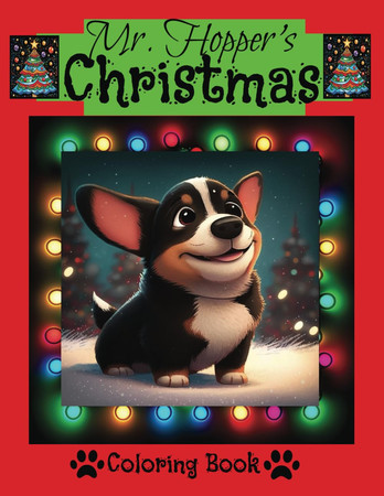 Cover of Mr. Hopper's Christmas: Coloring Book (Hopper's Holidays)