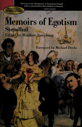 Cover of Memoirs of Egotism