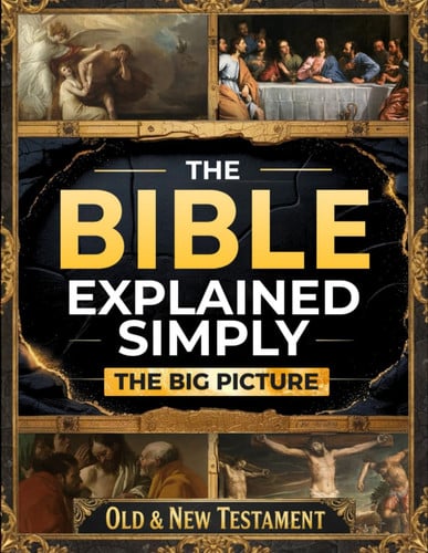 Cover of The Bible Explained Simply – The Big Picture: A Clear, Practical Guide to Understanding What Scripture Really Means and Seeing How God’s Word Comes to Life in Daily Living in Just 10 Minutes a Day