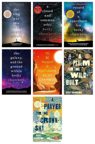 Cover of Becky Chambers 7 Books Collection Set (Wayfarers Series, Monk and Robot Series)
