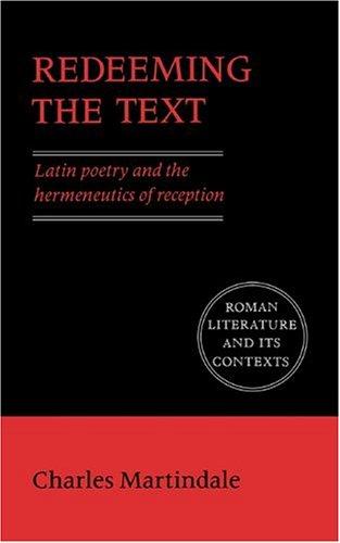Cover of Redeeming the Text