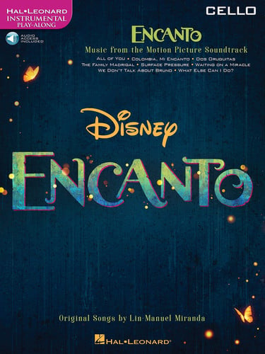 Cover of Encanto - Instrumental Play-Along for Cello (Book/Online Audio)