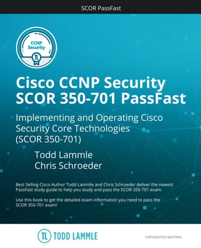 Cover of Cisco CCNP Security SCOR 350-701 PassFast