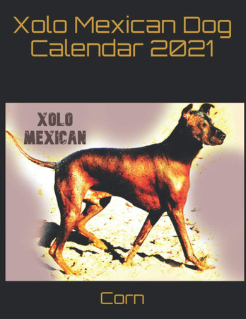 Cover of Xolo Mexican Dog Calendar 2021