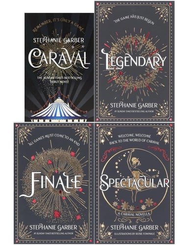 Cover of Caraval Series 4 Books Collection Complete Set - Caraval, Legendary, Finale, and Spectacular