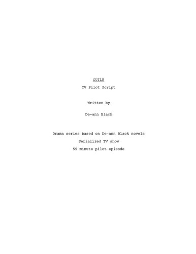 Cover of Guile - TV Pilot Script