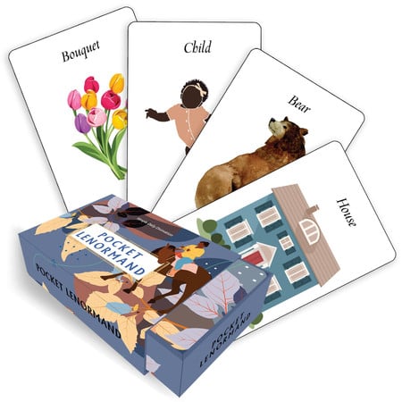 Cover of Pocket Lenormand: Simple Daily Divination (40 Full-Color Cards)