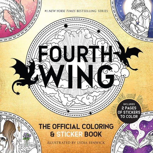 Cover of Fourth Wing: The Official Coloring & Sticker Book