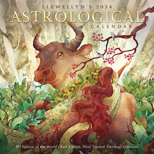 Cover of Llewellyn's 2024 Astrological Calendar: The World's Best Known, Most Trusted Astrology Calendar