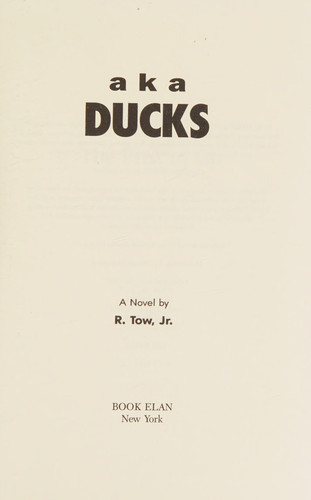 Cover of A K a Ducks