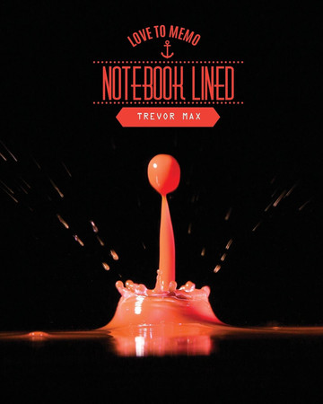 Cover of Notebook Lined Pink Ink Drop : Book : Notebook Journal Diary, 120 Lined Pages, 8 X 10