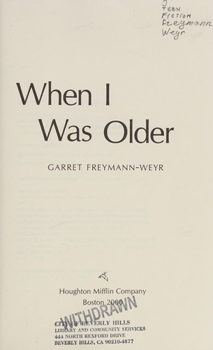 Cover of When I Was Older