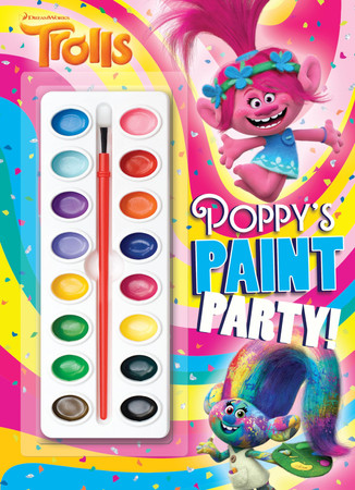 Cover of Poppy's Paint Party! (DreamWorks Trolls)