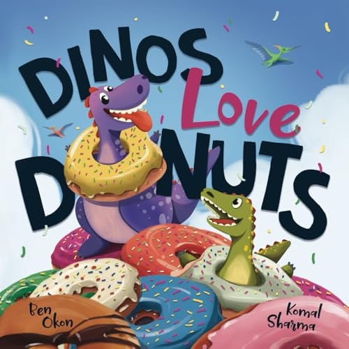 Cover of Dinos Love Donuts