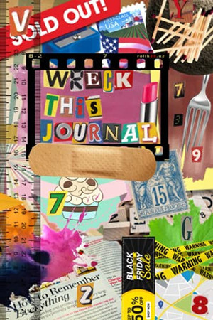 Cover of Wreck This Journal Creative Book With Funny Cute and Challenging Tasks to Complete, Stress and Anxiety Relief Diary for All Ages