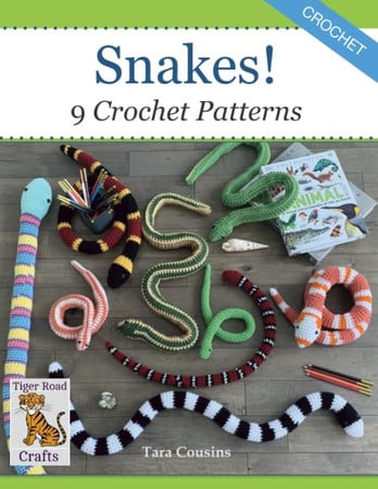 Cover of Snakes!: 9 Crochet Patterns