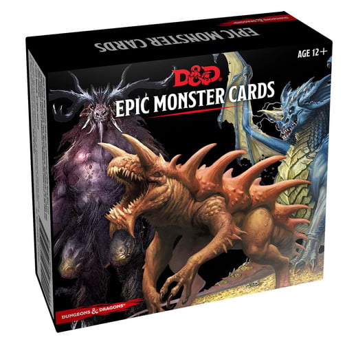 Cover of Dungeons & Dragons Spellbook Cards: Epic Monsters (D&D Accessory)