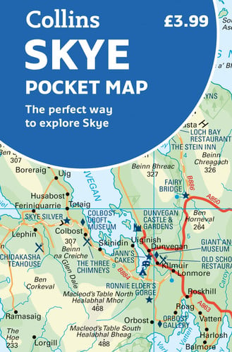 Cover of Skye Pocket Map: The Perfect Way to Explore Skye