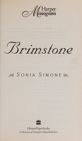 Cover of Brimstone