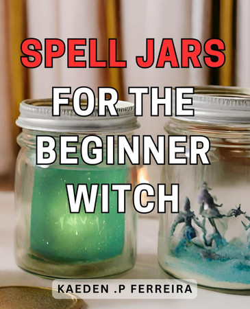 Cover of Spell Jars For The Beginner Witch: Unlock the Power of Nature With Simple & Effective Spell Jars - A Practical Guide for Aspiring Witches.