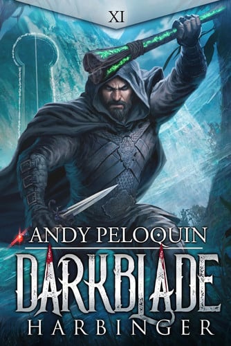 Cover of Harbinger: A Dark Epic Fantasy Adventure (Darkblade)