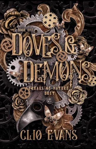 Cover of Doves & Demons A Why Choose Steampunk Monster Romance