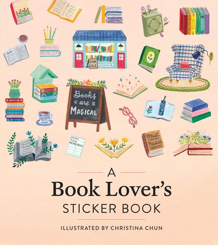 Cover of A Book Lover's Sticker Book